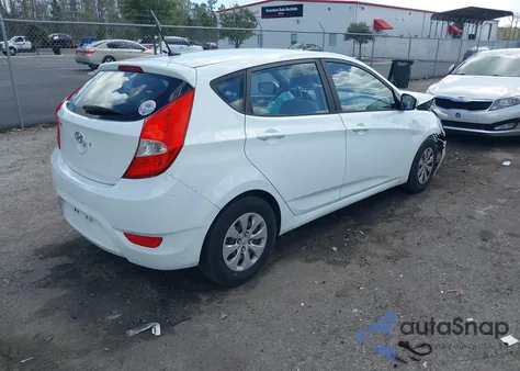 2016 Hyundai Accent Se z USA, uszkodzony, nr VIN KMHCT5AE6GU270912